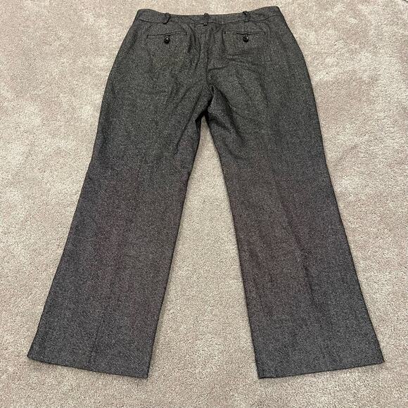 Talbots Women's Wool Dress Pants Grey Tweed Curvey Size 16 Petite‎ - Picture 9 of 10